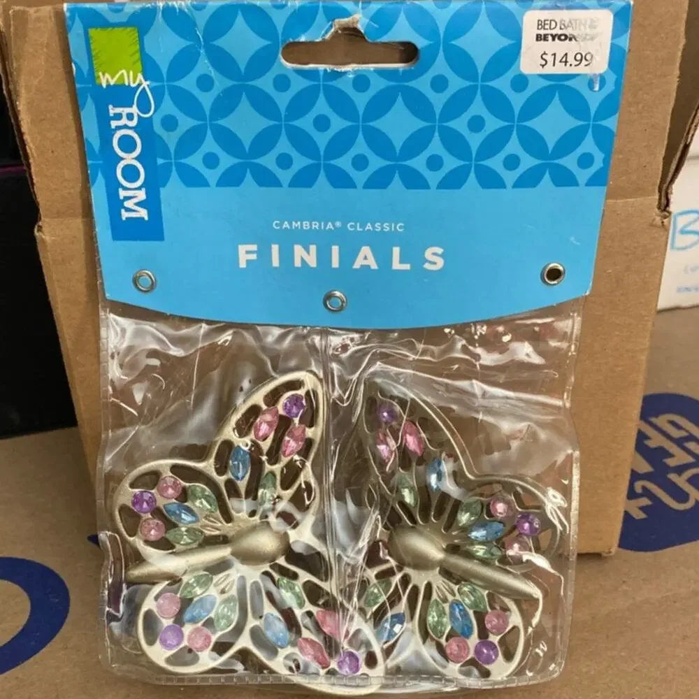 cambria butterfly finials